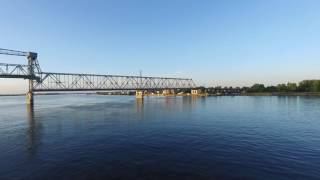 Архангельск. Развод ЖД моста Архангельск. Развод ЖД моста