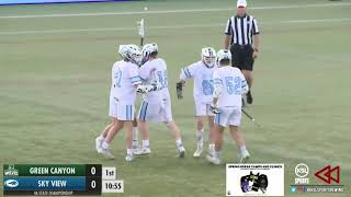 2023 Archive: 4A Boys Lacrosse Championship: Green Canyon vs. Sky View