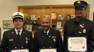 Firefighters honored for saving senior citizens from fire