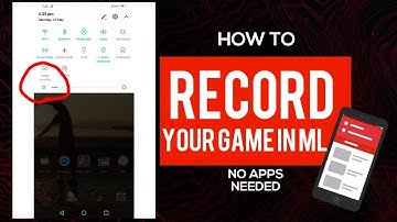 How To Record Your Game In Mobile Legends? | SCREEN RECORDING | TAGALOG