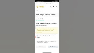 Binance Learn and earn Quiz Answers:Pyth Network(PYTH) #crypto #quiz  #binancetrading #binance