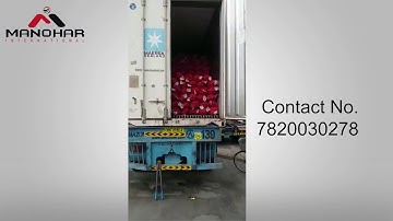 Container Unloading at Dubai - Red Onion Export From India | Manohar International