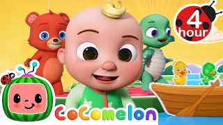 Row, Row, Row Your Boats + More | Cocomelon - Nursery Rhymes | Fun Cartoons For Kids by  JJ's Animal Adventure 1,197,558 views 1 month ago 4 hours, 25 minutes