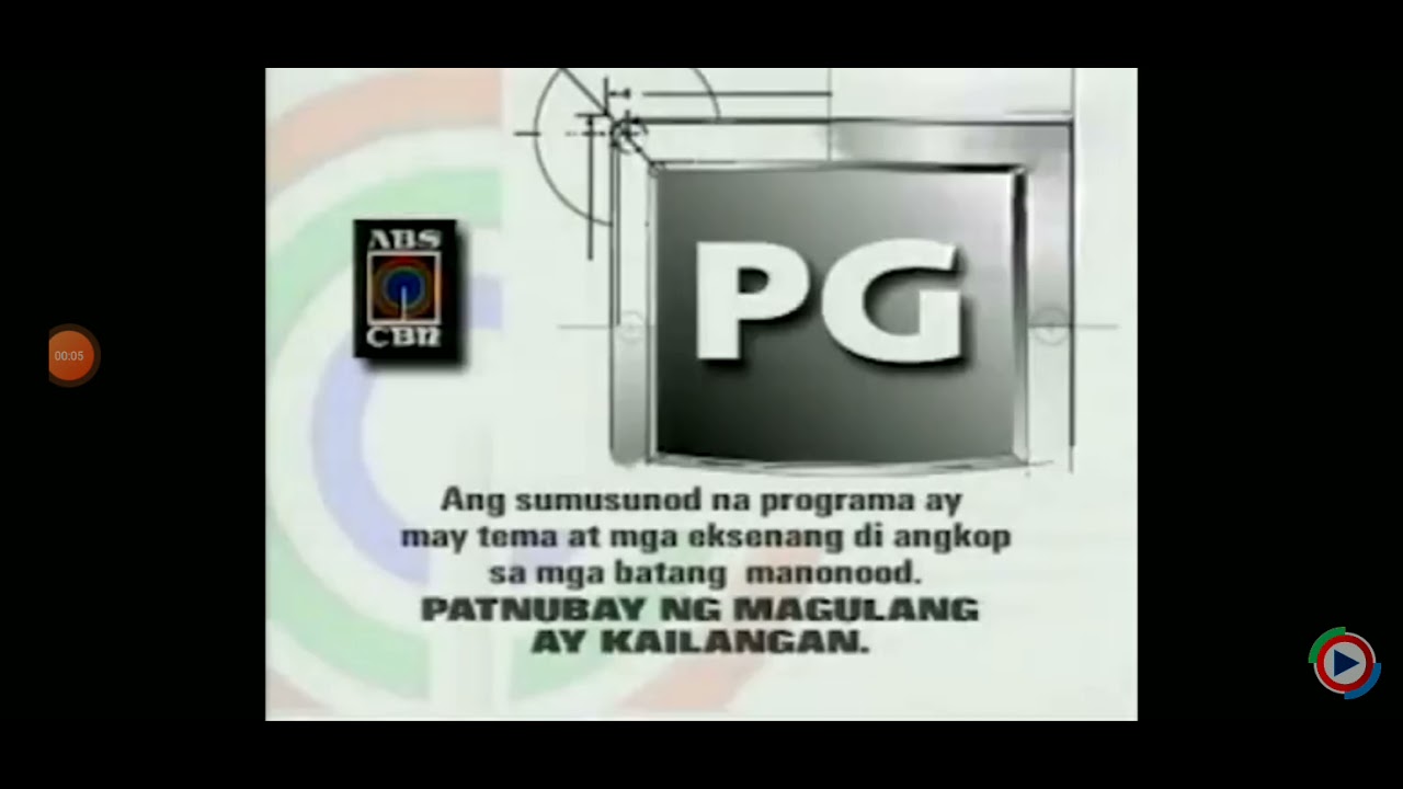 Pg Advisory ABS-CBN PG Advisory 1995: September 17, 2021 - YouTube