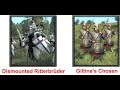 Medieval ii total war 1vs1teutonic dismounted ritterbrder vs giltines chosen