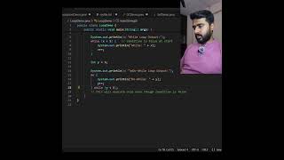 Difference between While and Do-While Loop in java #coding #javaprogramming #codetechshivam #java