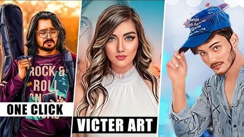 Create Victor Art Image just one click || Cartoon photo Editing in mobile Avatar New photo Editing