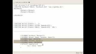 XML-Technologien (11) - DTD (Zusammenfassung)