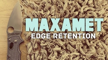Edge Retention Test: Maxamet Insanity - The Best So Far - Spydeco Manix 2
