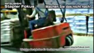 Gefährliches Fahren ist die Ursache für gefährliche Stapler by Mitsubishi Stapler Fokus 5,509 views 10 years ago 36 seconds