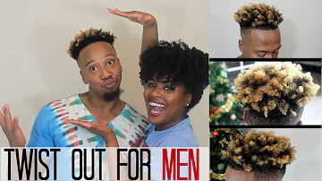 Twistout For Men -Natural Hair | Friends With Curls