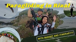 Paragliding in Rizal!! CLOY feels (budget & itinerary)