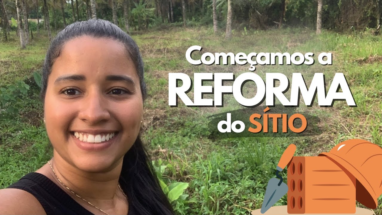 Obra da CASA no SÍTIO que iremos MORAR 
