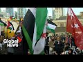 Rallies held across Canada against Israeli airstrikes in Gaza