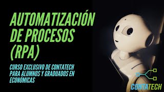 Curso De Automatización De Procesos Rpa Con Uipath Desde 0 - De Contatech