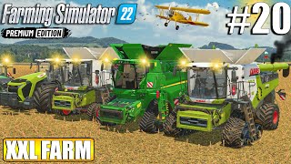 HARVESTING and TRANSPORTING 300.000 LITERS of CORN 🌽 | The XXL FARM #20 | Farming Simulator 22