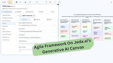 Generate Agile Frameworks with Visual AI on Jeda.ai