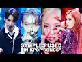 samples used in random kpop songs