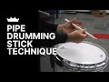 Jim kilpatrick pipe drumming stick technique   remo
