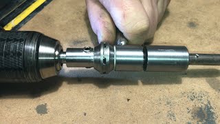 EXPERIMENTAL DRILL ATTACHMENT(HOMEMADE ROTARY HAMMER)