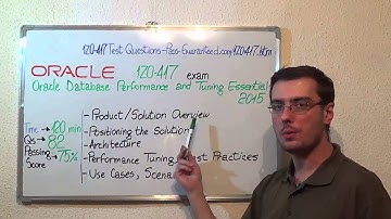 1Z0-417 – Oracle Exam Database Performance Test Tuning Questions