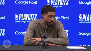 Pacers' Tyrese Haliburton Speak on GM4 Win Vs Knicks, Obi Toppin's Dunk & T. J. McConnell Off-Bench