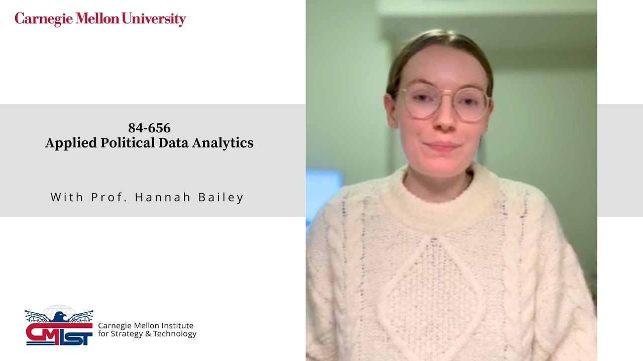 84:656 - Applied Political Data Analytics