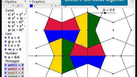 Animating a Tessellation in GeoGebra