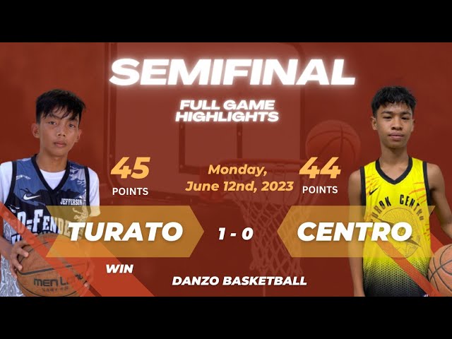 SEMIFINAL GAME 1 CENTRO vs TURATO / DANZO BASKETBALL 