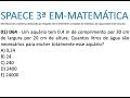 SPAECE 3ª SÉRIE EM 2019 - DESCRITOR D64 - EXERCÍCIO 01