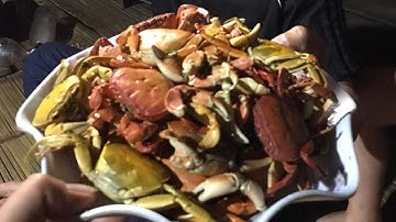 soi cua đá ban và cái kết bất ngờ món cua đá hấp xả /quang thợ rừng hb..