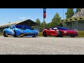 Lamborghini Huracan STO vs Ferrari SF90 Stradale at Monza Full Course