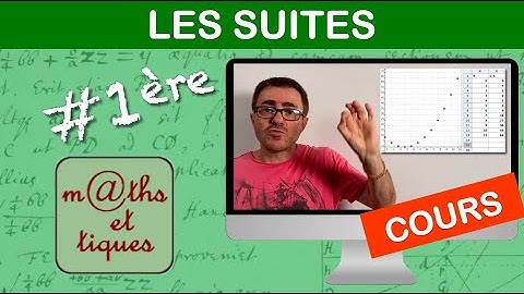 LE COURS : Les suites - Première