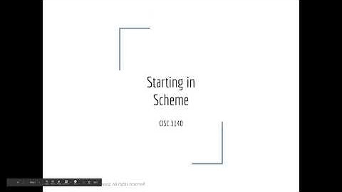 CISC 3140 Starting with Scheme (part 1: concepts)