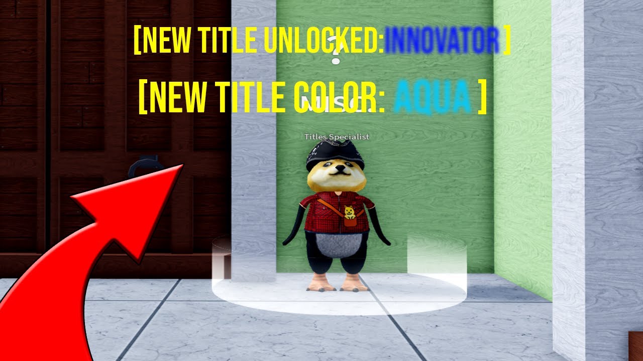 Getting my Exclusive Custom Title in Blox Fruits - BiliBili