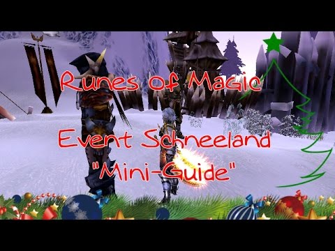 Runes Of Magic Event Schneeland Mini Guide Youtube