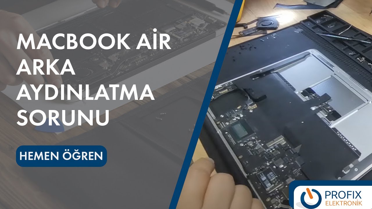 Macbook Air Backlight Sorunu - YouTube