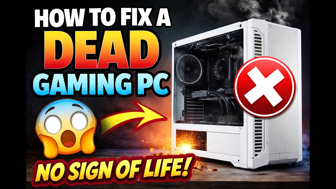 Dead Gaming PC No Power — Step-by-Step Troubleshooting Guide - YouTube