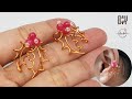Holly leaf Christmas earcuff - Idea for Christmas from copper wire 440