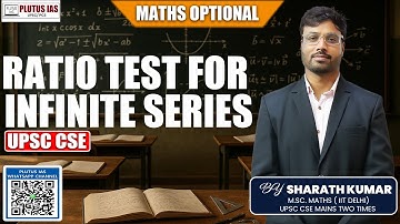 Ratio Test for Infinite Series | Explained Step by Step | Sharath Kumar