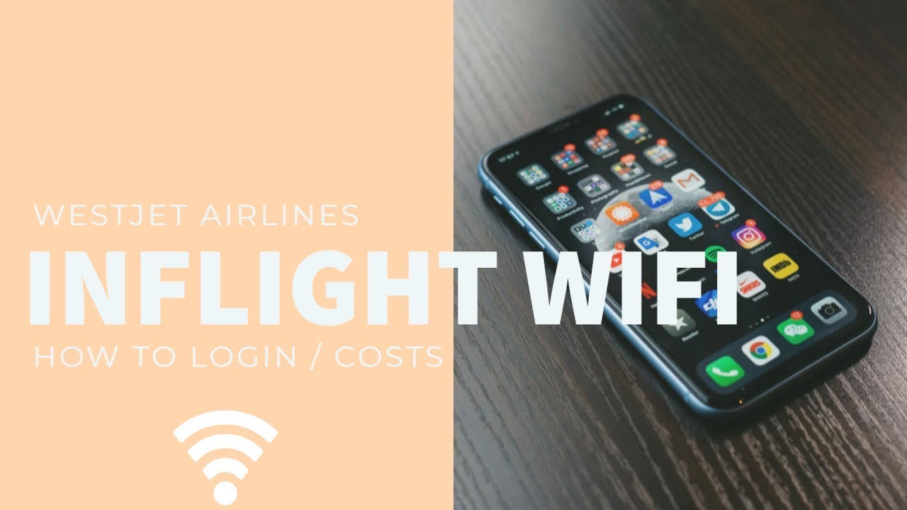 WestJet Airlines Inflight Wifi YouTube