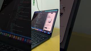 Macbook air m4 + flutter + onboarding + chatgpt coding time #shorts #macbook #flutter #iphone #ai