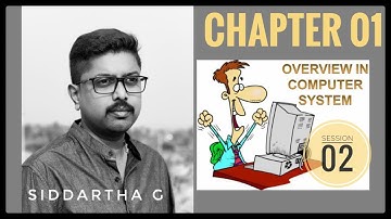 CLASS 11 | OVERVIEW OF COMPUTER | By Siddarth G