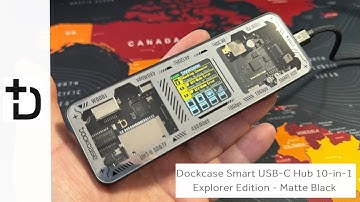 Dockcase Smart USB-C Hub 10-in-1 Explorer Edition - The Best Hub for Work and Play
