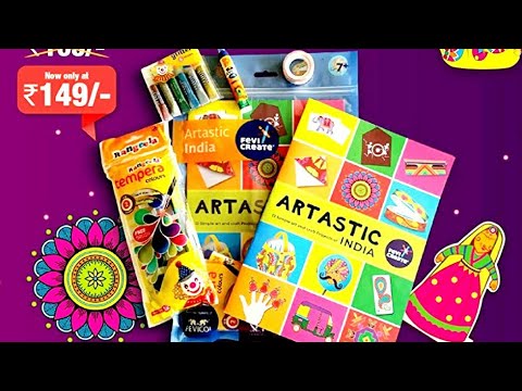 Buy Fevicreate Design My World Art Drawing Kit - Helps To Build