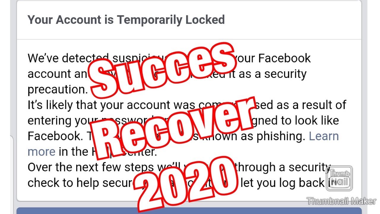 How To Recover Temporarily Check In Facebook Account 2021 YouTube