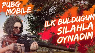 Sadece Bulduğum İlk Si̇lahla Oynadim Pubg Mobile