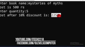 Visual basic console program lecture 4 using if statement