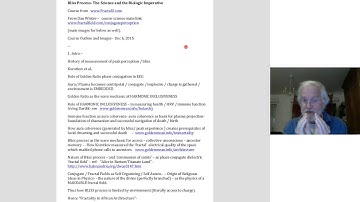 Advanced Biology of BLISS Science-with Dan Winter FractalU.com