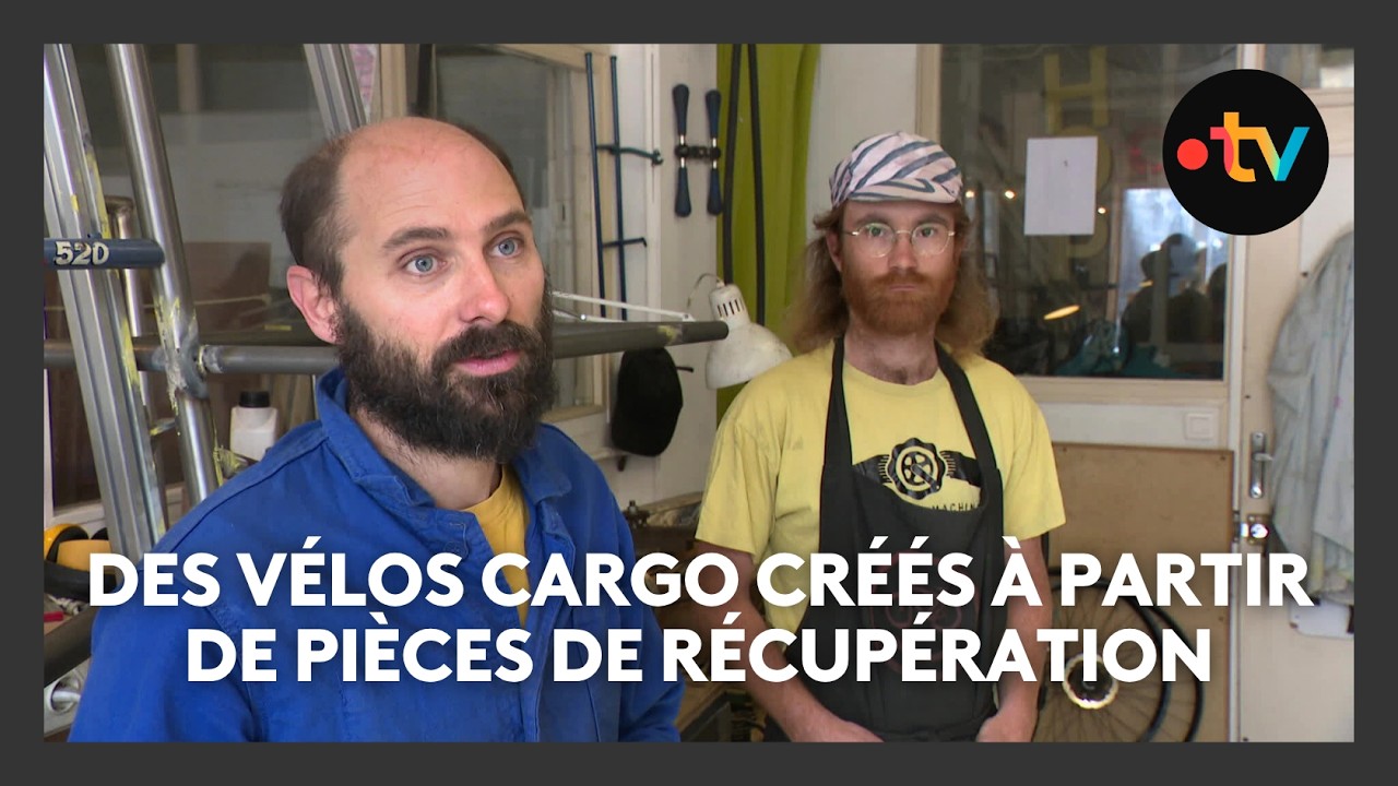 Ces vélos cargos sont créés à partir de pièces de récupération